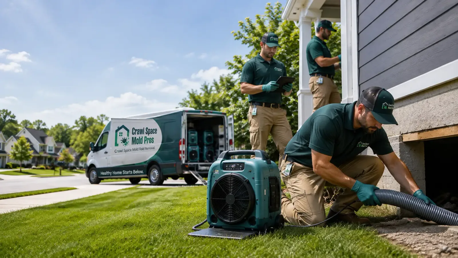 Crawl Space Mold Removal in Middle Amana, IA